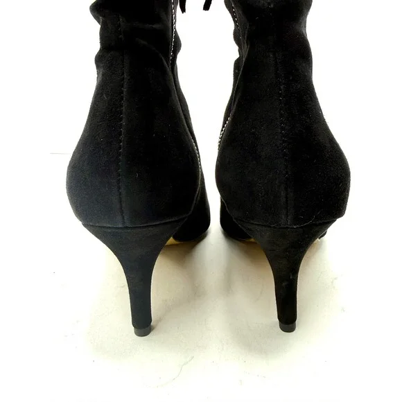 Bella Vita Danielle Black Suede Leather Booties Size 8M NWT AND BOX - Picture 7 of 8